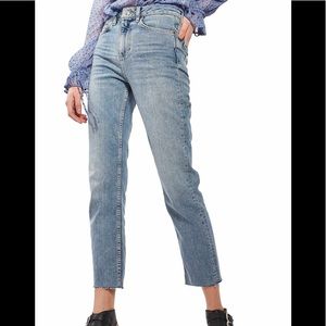topshop straight leg jeans